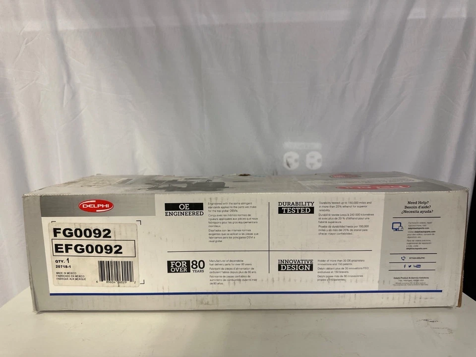 Bomba de combustible eléctrica de gasolina FG0092 Delphi para Chevy Suburban Chevrolet K1500 GMC Foto 2 de 3