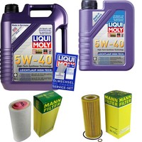 Mann Inspektionspaket 6L Liqui Moly 5W-40 FüR BMW 3Er Touring E46 320D 318D E91