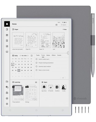 E Ink Tablet 10.65 300PPI 128GB 4.5mm Lightweight Stylus Pro VIWOODS Upgraded