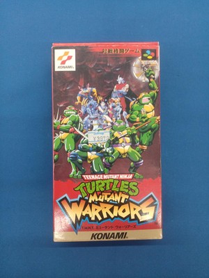 TMNT Ninja Turtles Mutant Warriors – Super Famicom (Japon) – Cartouche Testée – Très Bon état