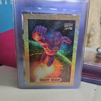1994 MARVEL MASTERPIECES IRON MAN 5 OF 10 LIMITED EDITION GOLG HOLOFOIL