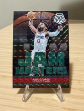2023-24 Panini Mosaic - Jam Masters Paul George #4 Green Mosaic Prizm