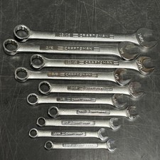 Vintage Craftsman USA 10pc Combination Wrench Set SAE 12 Point 5/16”-13/16” -VV-