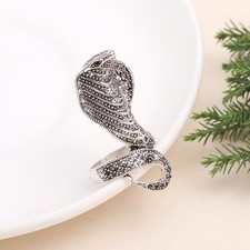 Handcrafted 925 Sterling Silver Snake Ring Daint Jewelry