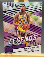 Magic Johnson 2024-25 Panini Revolution 48/99 Legends Cosmic Lakers #155