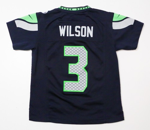 Seattle Seahawks Nike NFL Football Russell Wilson #3 Jersey Size Youth Small (8) - Picture 3 of 10