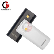 5V 2A USB DIY Power Bank Case Removable back cover For 2*18650 Storage Box