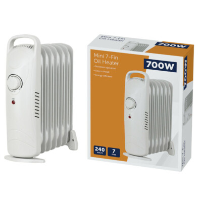 Australia Small Oil Radiator 1x 240V Noiseless Operation 700W Mini