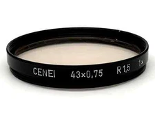 Cenei Correction Filter 43X0.75 R1.5 1X Filter 43Mm Circular Filter Thread M43