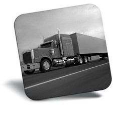 Awesome Fridge Magnet bw - Big Rig Mack Truck American Trucker  #36986