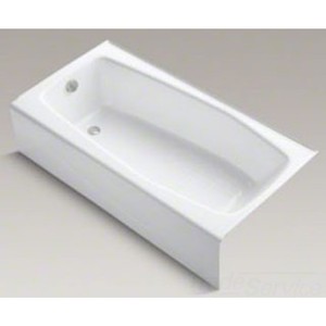 Kohler K 715 0 60 Left Hand Cast Iron Bathtub White 40688102733 Ebay Image Is Loading Kohler K 715 0 60 034 Left Hand