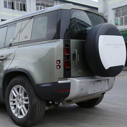 For Land Rover Defender 90 110 2020-2025 ABS White Spare Tyre Tire Cover - Picture 10 of 10