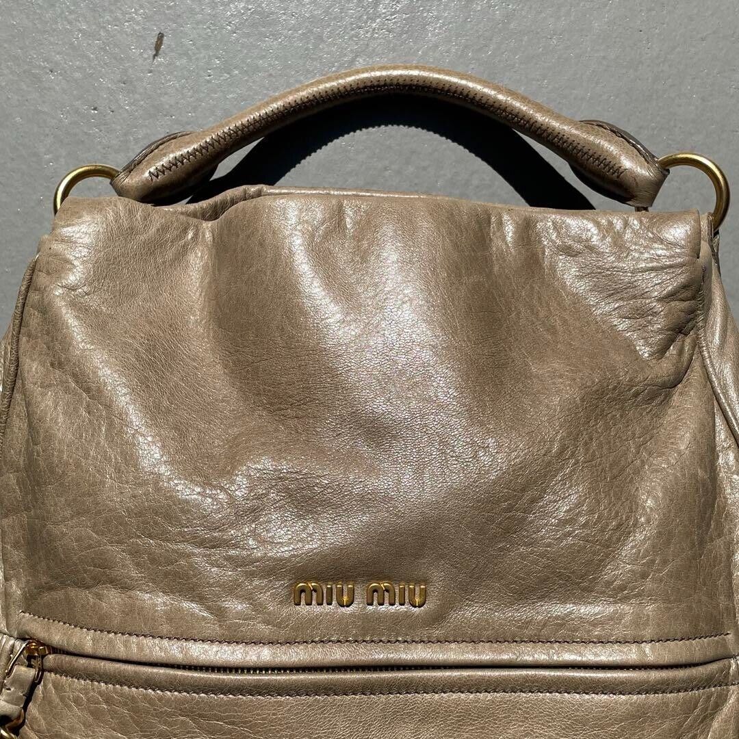 MIU MIU 00s Archive Leather Tote Bag | eBay MIU MIU 00s Archive Leather Tote Bag | eBay