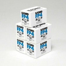 Ilford FP4 35mm  Black & White Camera Film 36 exposure - 5 PACK