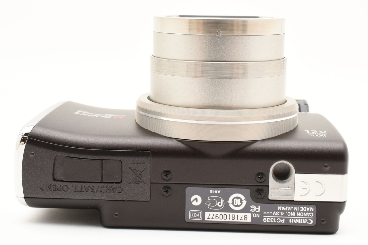 BOX] Canon PowerShot SX200 IS Black 12.1mp Digital Camera