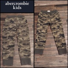 abercrombie kids boys cargo joggers size 7/8 camouflage