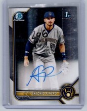 2022 Bowman - Antonio Pinero Prospect Autographs #CPA-AP