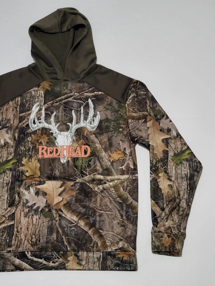 (#C) Redhead Camo Hunting Pullover Hoodie Mens Size Small  Long Sleeve  - Image 4 of 4