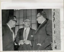 1963 Press Photo Albert Fuentes, Sidney Zagri & Rep. Emanuel Celler, Washington