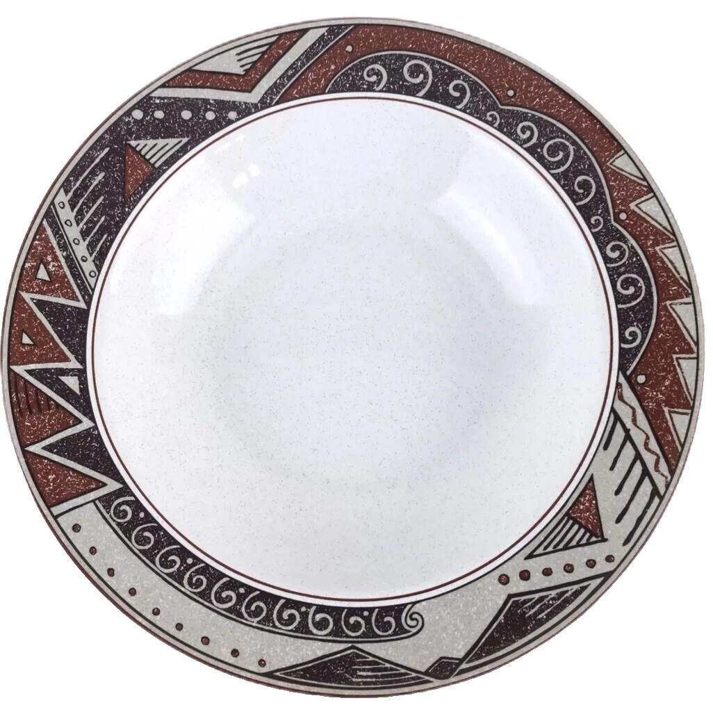 Tazones de Sopa de gres Geométrico