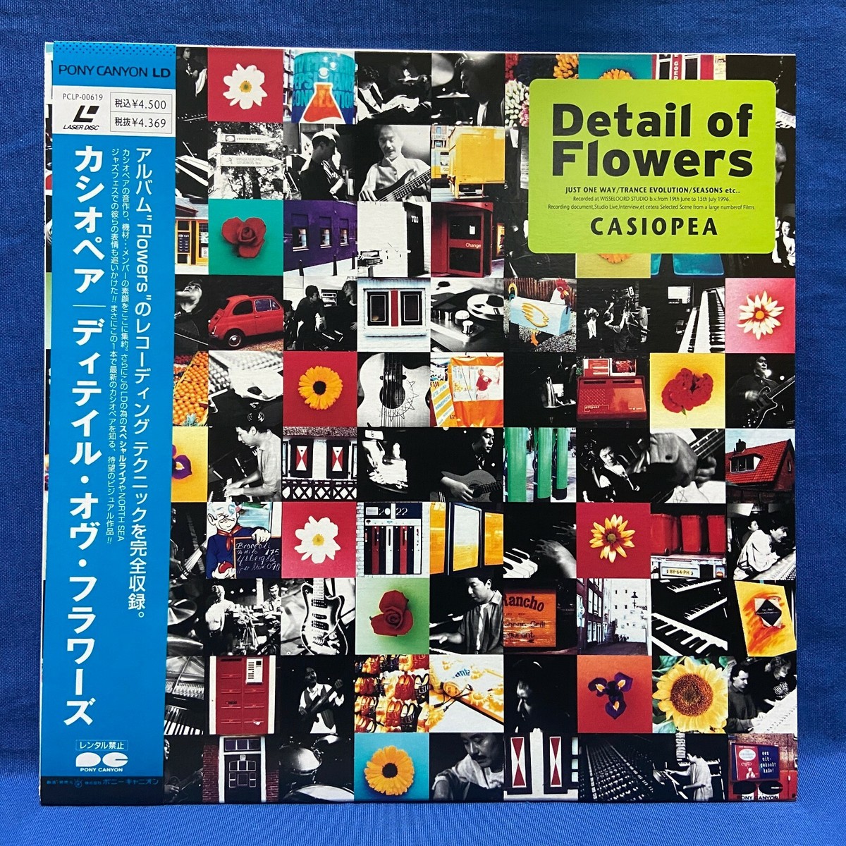 Casiopea Detail Of Flowers LD Laserdisc Japan PCLP-00619