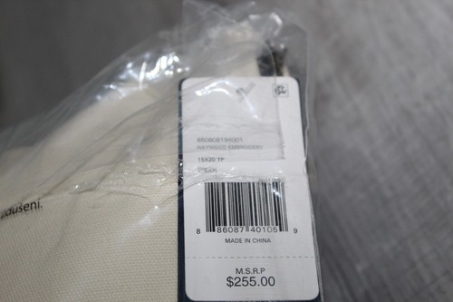 Ralph Lauren Haywood Embroidery 15" x 20" Decorative Pillow $255 - Picture 7 of 8