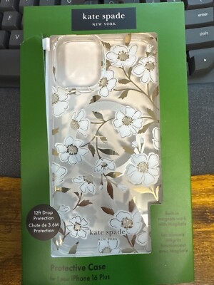 Kate Spade Protective Case w/ Magsafe for iPhone 16 Plus
