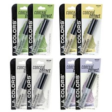 2 Pack L.A. Colors Conceal Correct, Smooth Coverage Concealer, 3.8g, YOU CHOOSE
