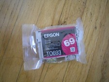 Genuine Epson 69 Magenta a Ink Cartridge CX8400, CX9400Fax, CX9475Fax,