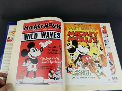 DISNEY POSTER THE ANIMATED FILM CLASSICS BOOK FROM MICKEY MOUSE TO