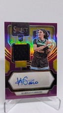 2024 Panini Select WNBA Kamilla Cardoso Jersey Patch Auto Purple /99 RPA Rookie