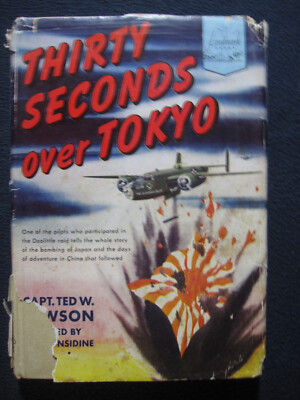 THIRTY SECONDS OVER TOKYO Landmark Books #35 1953 [Hardcover] Captain Ted Lawson