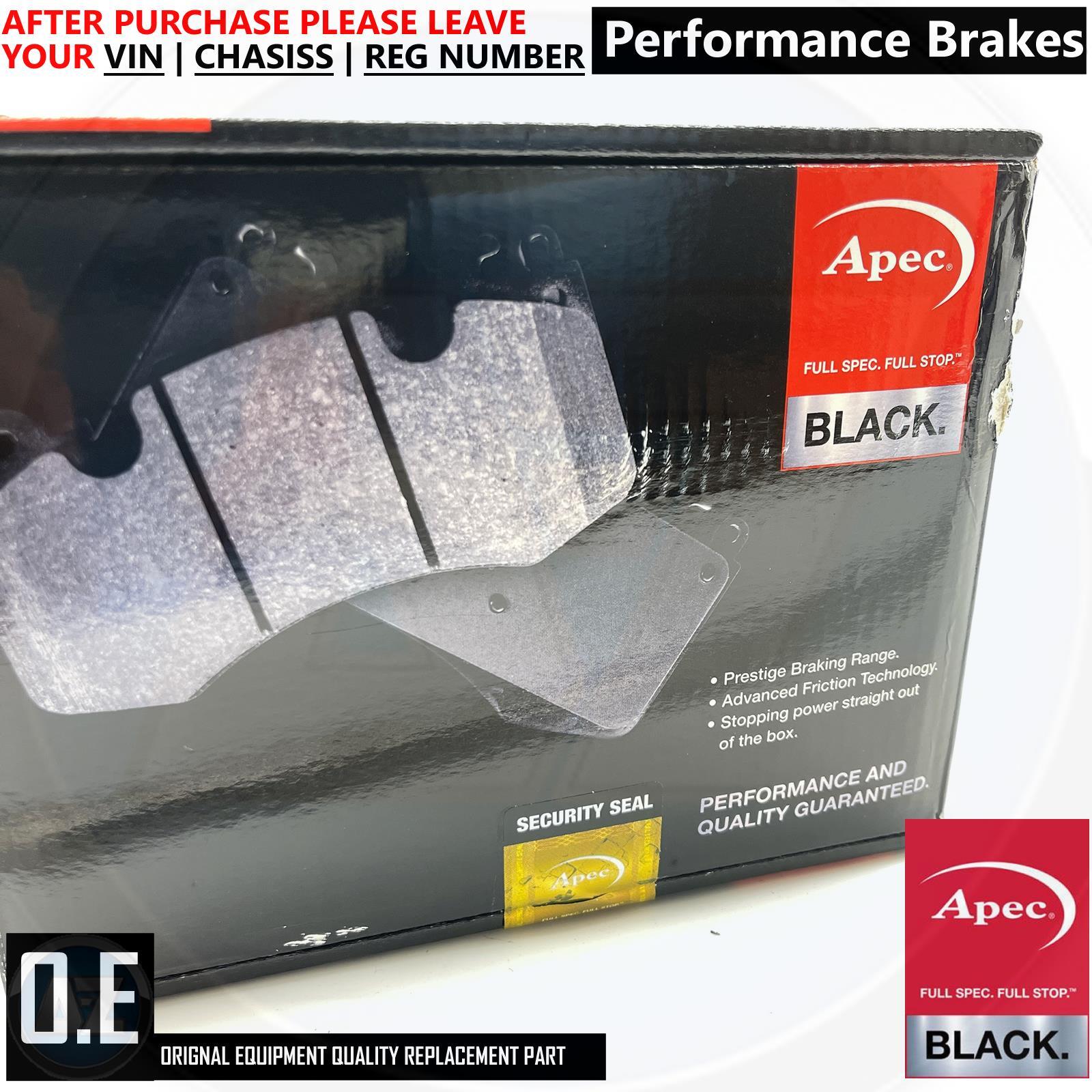 FOR VOLVO S60 S90 V60 V90 XC40 XC60 XC90 DRILLED FRONT BRAKE DISCS APEC