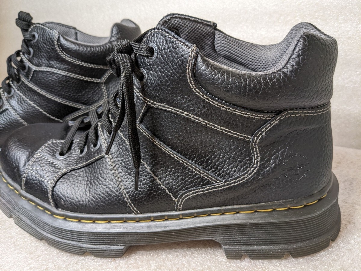 Dr Martens Morris Black Leather Lace Up Ankle Boots Mens Size 12 Dr. Martens Men main image 4