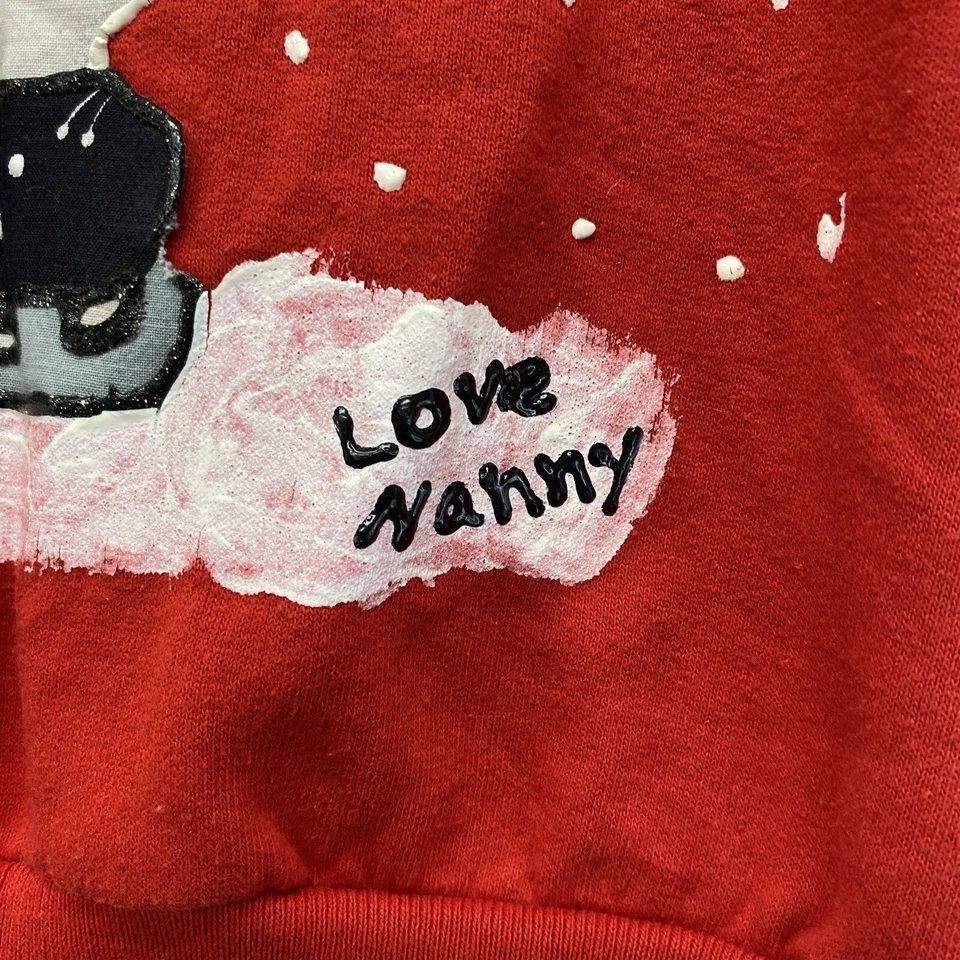 Suéter de Navidad Fruit Of The Loom años 90 niños talla grande 14-16 vintage Foto 3 de 4