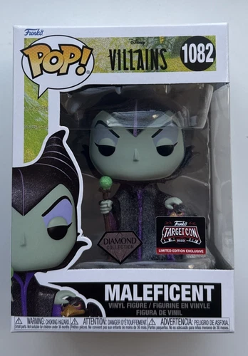 Funko Disney Villains: Maleficent #1082 Diamond Target Con 2023 W/ Protector