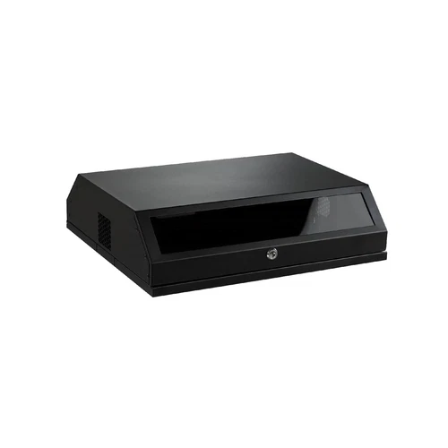19” Wandgehäuse Netzwerkschrank 3HE vertikal + 5HE horizontal schwarz ProfiPatch