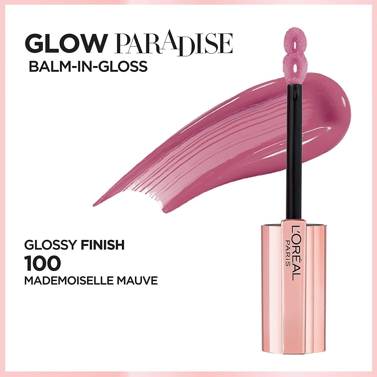 2 x L'Oreal Glow Paradise Hydrating Lip Balm in Gloss Mademoiselle