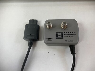 SNES/N64 Mad Catz High Frequency RF Converter Model 5304 Video Game Component