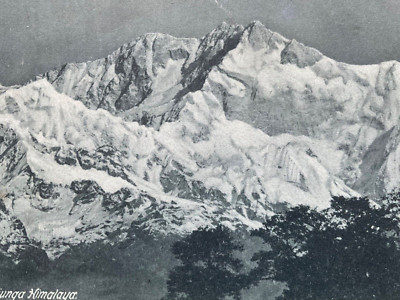 Berg Kinchinjunga Himalaya Postkarte Himalaya Gebirge Postkarte 1906