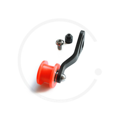 Singlespeed Kettenspanner für Schaltauge | Alu | schwarz/orange