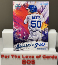 2020 Panini Diamond Kings MOOKIE BETTS Gallery Of Stars✨- Holo Blue /99 - #GOS-2