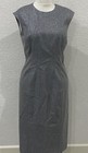 brooks brothers glimmer silver sheath dress sz 10