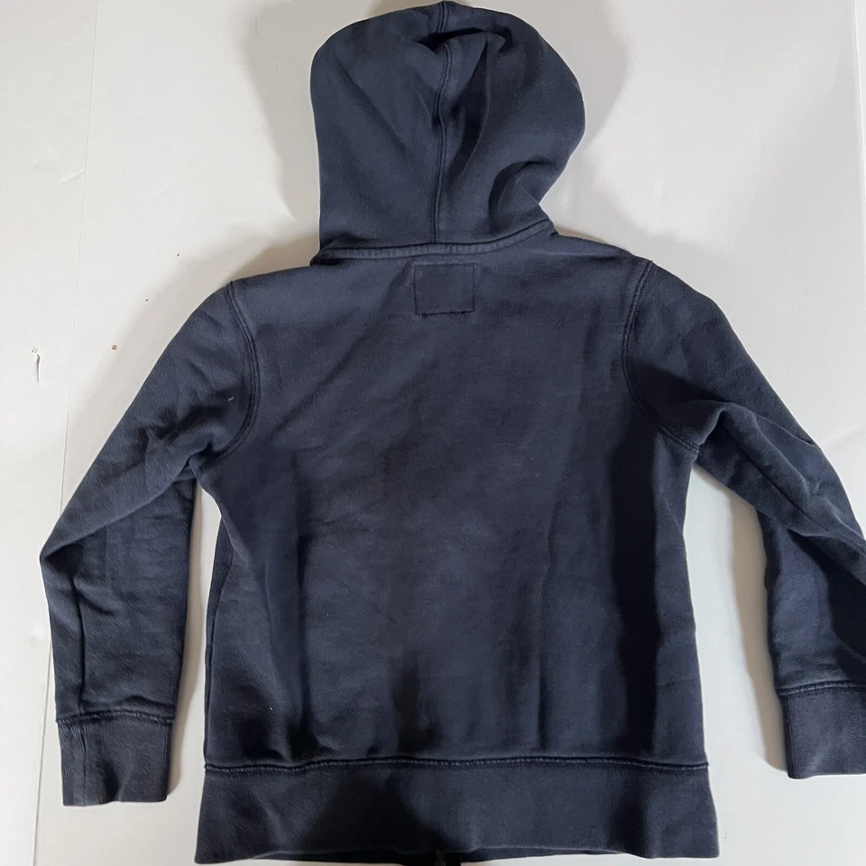 Chaqueta con Capucha OshKosh B'gosh Niños Azul Marino Cremallera Completa Talla 7 con Logo y Bolsillos Foto 3 de 4