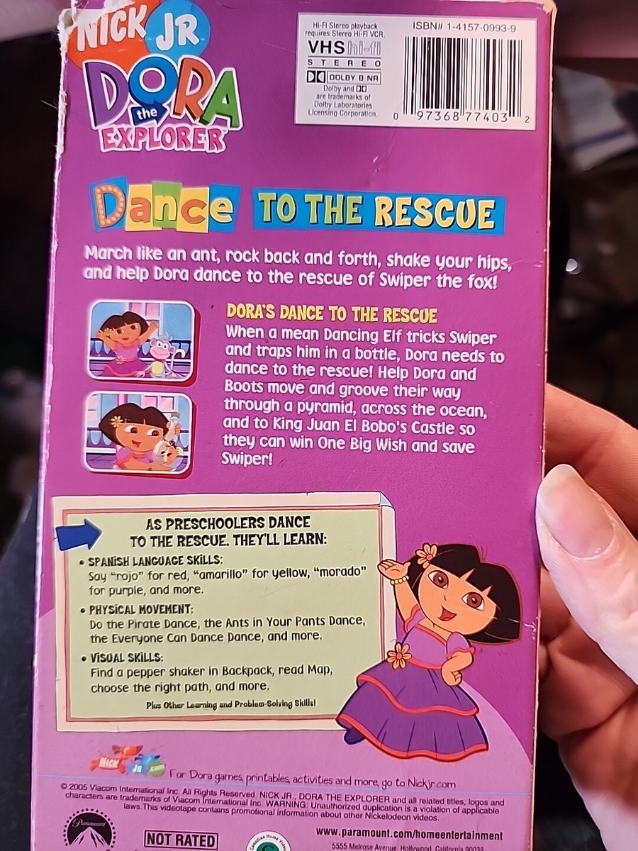 Nick Jr. VHS Lot of 9- Franklin, Blue's Clues, Dora The Explorer