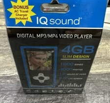 IQ Sound digital MP3 video player 1.8” LCD screen 4 GB new