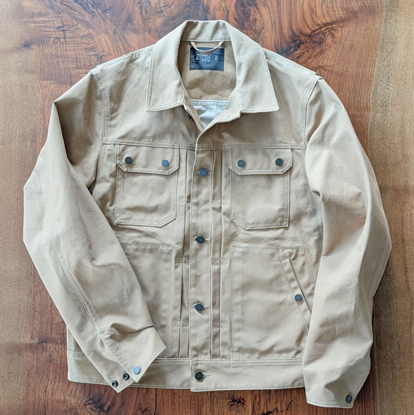 Triple Aught Design Outrider Waxed Jacket Mens M Desolation Tan TAD Gear