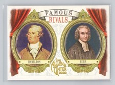 Alexander Hamilton / Aaron Burr 2022 Topps Allen & Ginter Famous Rivals #FR-1