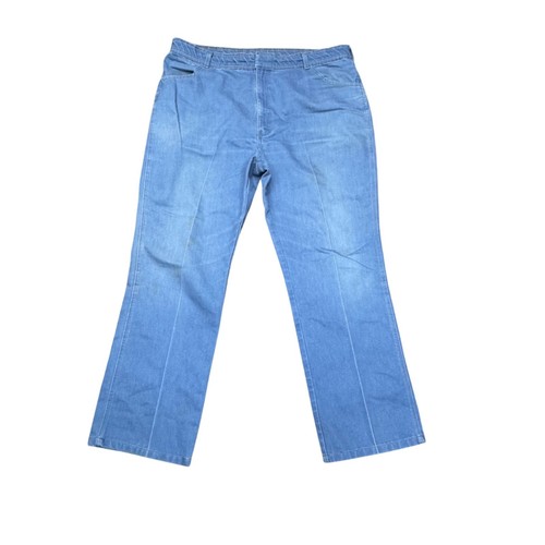 Comfort Action Sports Light Blue Denim Jeans Size 42x32 50% Cotton 50% Polyester