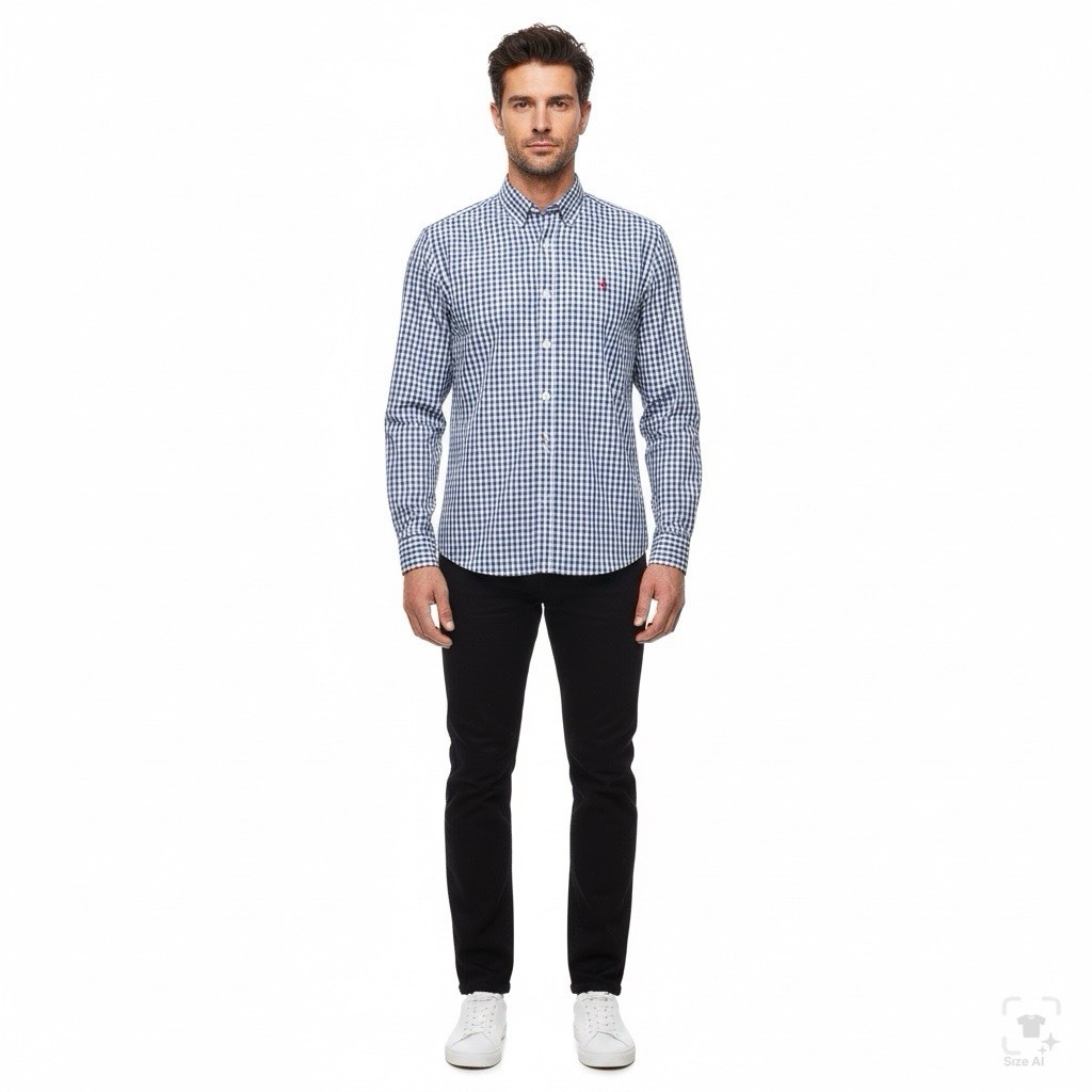 Alfani Button Down Fitted Performance 16 1/2 32-33 - image 1